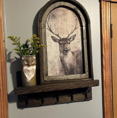 Reclaiming Forgotten Spaces: A coat rack with character