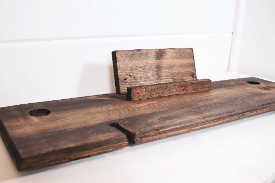 Bath Tray for Tub / Rustic Home Decor, Wood Bathtub Caddy Tray