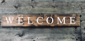 Wooden Welcome Signs | Native Range